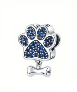 Charm Lăbuță és Os, ezüstből