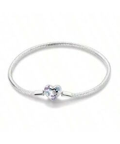 Karkötő Talizmán Szív fluturi, ezüstből