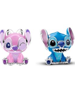 Set Charm Stitch Roz si Stitch Albastru
