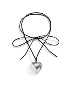 Nyaklánc Cu Szív Silver