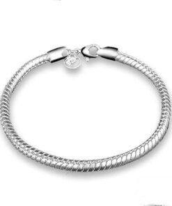 Karkötő modell Șarpe, placata argint, szín silver