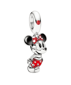 Charm kompatibilis Pandora karkötővel, modell Mickey és Minnie, ezüstből