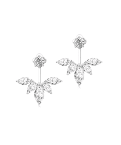 Fülbevaló ezüstből cirkónia