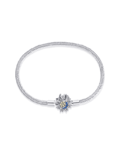 Karkötő Talizmán Soare és Hold, ezüstből, Dimensiune, 17cm