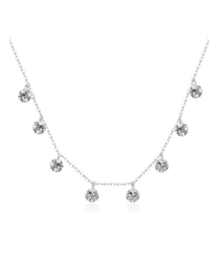 Nyaklánc Diora diamante, ezüst