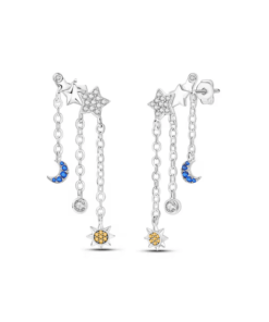 Fülbevaló DioraGolden Skies, ezüstből