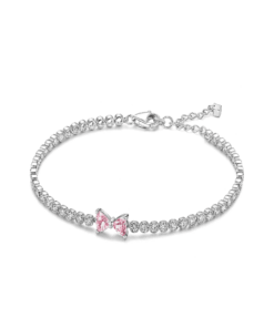 Karkötő Diora, ezüstből, Fundiță/Szív rózsaszín