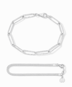 Set brățări elegánse aspect strălucitor