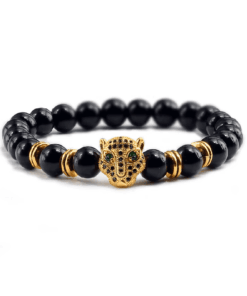 Karkötő Unisex 4 Stiluri kő Lavă Echilibru és Energie Naturală