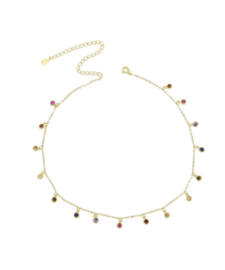 Nyaklánc Diora kövek Colorate