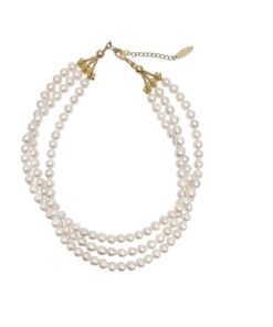 Nyaklánc Diora 3 Straturi gyöngyök
