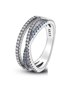 Gyűrű Diora Azure Elegance, ezüstből