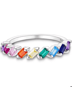 Gyűrű Rainbow Bliss ezüstből, marca Diora