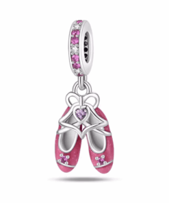 Charm kompatibilis Pandora karkötővel, modell „Ballet Princess”