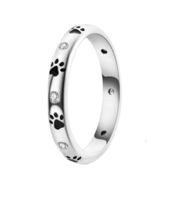 Gyűrű Diora, modell Pisicuță & Lăbuțe kövek Strălucitoare, ezüstből