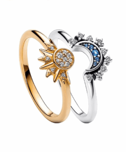 Set Gyűrűe Cuplu Soare és Lună