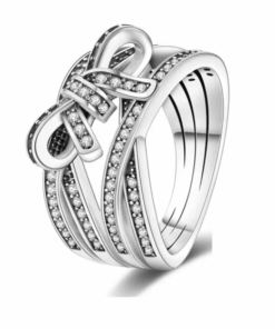 Gyűrű in forma fondita ezüstből