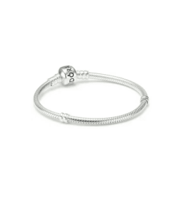 Karkötő Classic, modell Snake Bone, ezüstből, szín silver