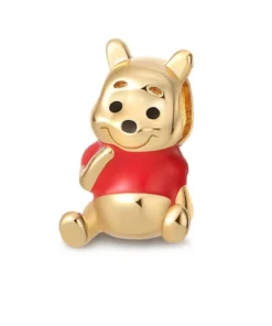 Talizmán Winnie the Pooh, ezüstből, kompatibilis Pandora karkötővel