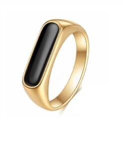 Gyűrű marca Diora, Design Clasic, szín arany színű/fekete